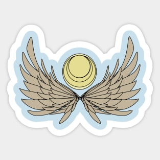 Angel on My Shoulder Sticker